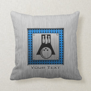 Werfer; Gebürsteter Metallblick Kissen