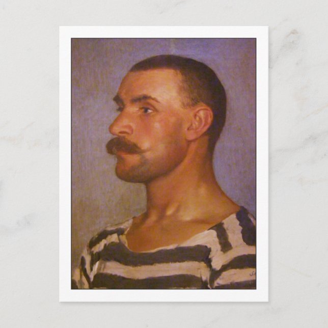 Werftarbeiter von Dominik Skutecky Postkarte (Vorderseite)