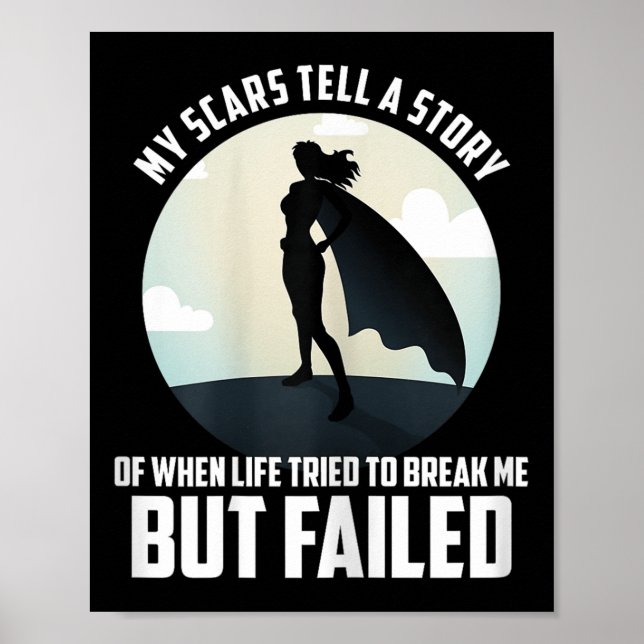 Werful Motivational Woman Shirt, My S Tell A Story Poster (Vorne)