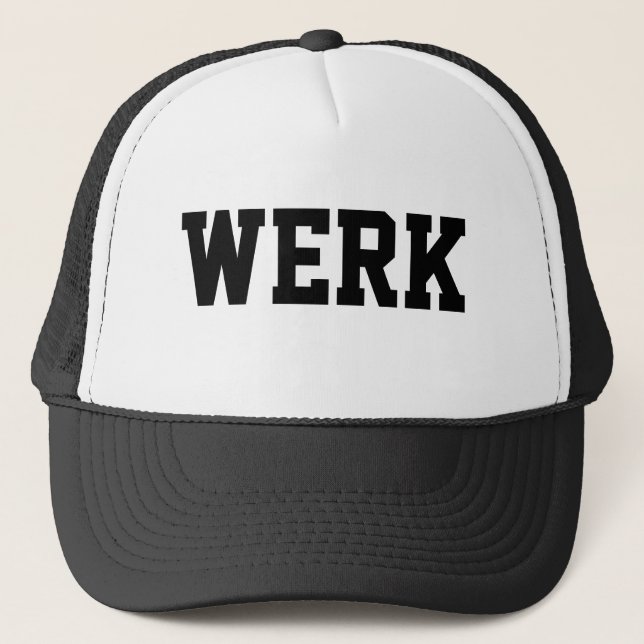 WERK Hut Truckerkappe (Vorderseite)