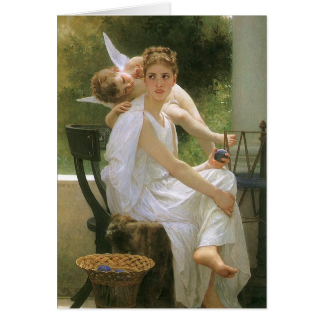 Werk unterbrochen von Bouguereau, Angel Portrait (Vorne)