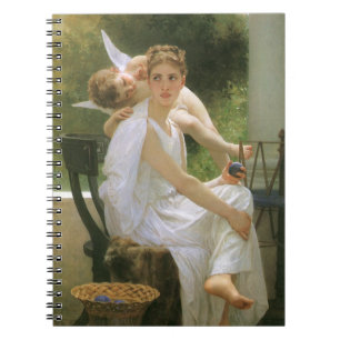 Werk unterbrochen von Bouguereau, Angel Portrait Notizblock