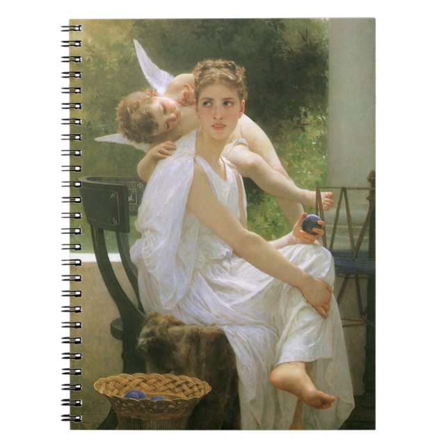 Werk unterbrochen von Bouguereau, Angel Portrait Notizblock (Vorderseite)