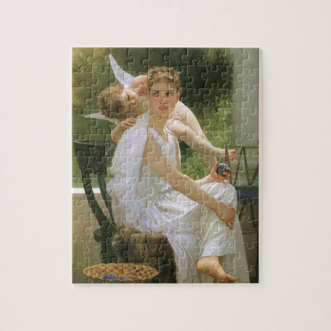 Werk unterbrochen von Bouguereau, Angel Portrait Puzzle (Vertikal)