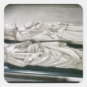 Werke von Philippe III des Kühnen und Philippe Quadratischer Aufkleber