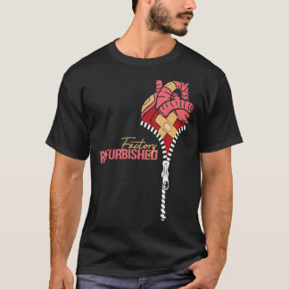 Werksanierte Herz-Operation Überlebender Krieger T-Shirt