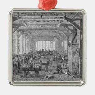 Werkstatt der Pleyel Klavierhersteller Silbernes Ornament