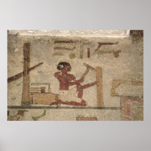 Werkstatt des Zimmermanns Poster