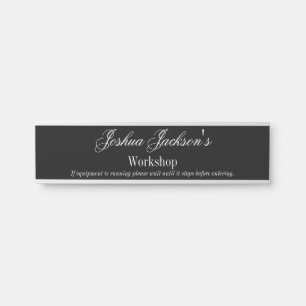 Werkstatt-hängendes Türschild