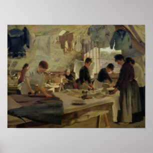 Werkstatt in Trouville, 1888 Poster