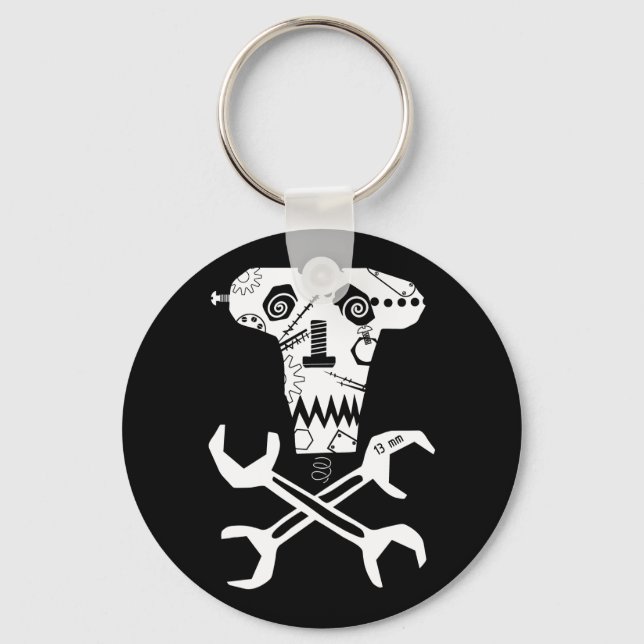 Werkstattlogo Schlüsselanhänger (Vorderseite)