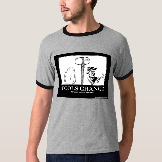 Werkzeuge Änderung-Wecker T T-Shirt (Vorderseite)