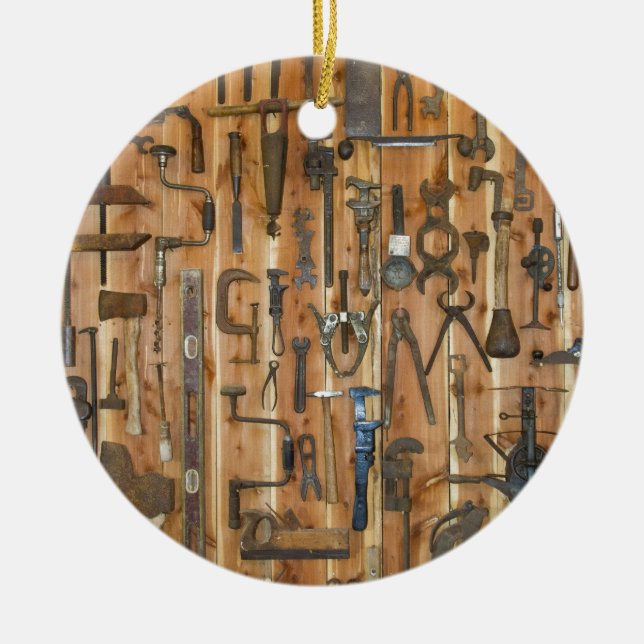 Werkzeuge des Handels Keramikornament (Vorne)