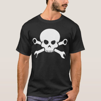 Werkzeuge des Schädel-"n" - schrauben Sie Piraten T-Shirt