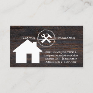 Werkzeuge für beruflich-Builder-Tischlerwerkzeuge Visitenkarte