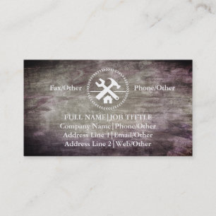 Werkzeuge für beruflich-Builder-Tischlerwerkzeuge Visitenkarte