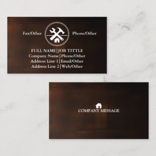 Werkzeuge für beruflich-Builder-Tischlerwerkzeuge Visitenkarte