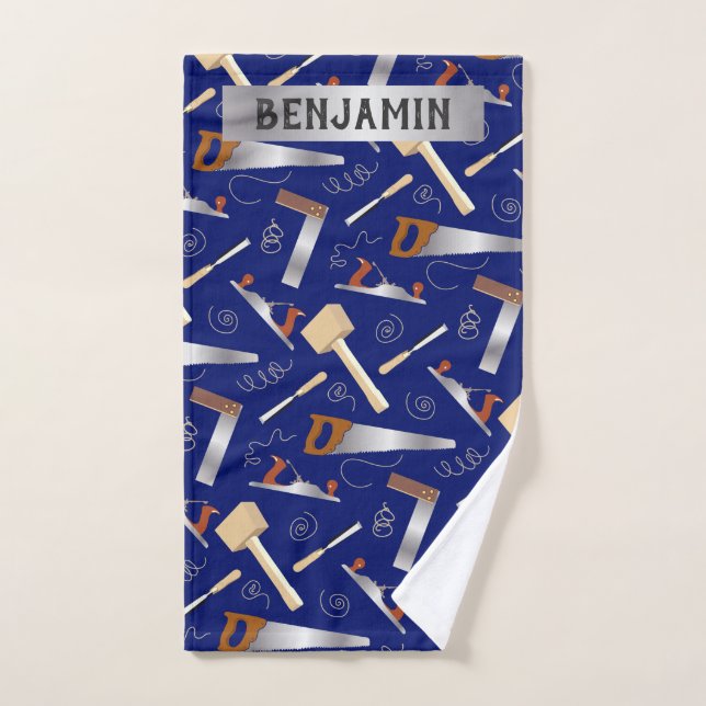 Werkzeuge für die Holzbearbeitung Personalisiert Handtuch (Handtuch)