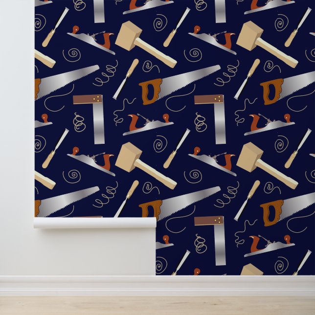 Werkzeuge für die Zimmereinrichtung Spaß beim Arbe Tapete (Anwendung)