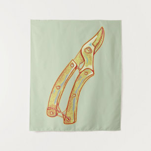 Werkzeuge für Gartenbau Wandteppich