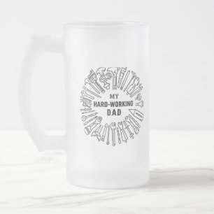 Werkzeuge für Papa Mattglas Bierglas