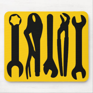 Werkzeuge - gelb mousepad