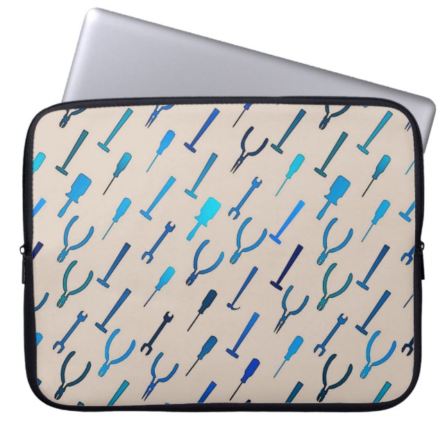 Werkzeuge, mittelgrau laptopschutzhülle (Vorderseite)