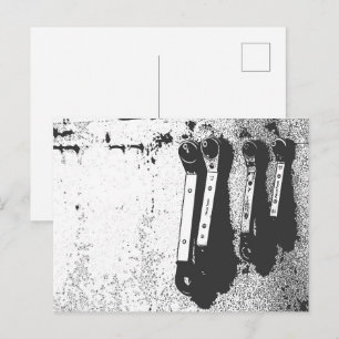 Werkzeuge Spanners Mechanical Industrial Feel Postkarte