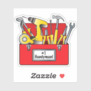 Werkzeugkasten: Heimwerker der Nr.-eine! Aufkleber