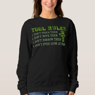 Werkzeugregeln Mechanische Fahrzeuge Sweatshirt