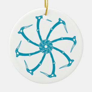 Werkzeugspindel Keramik Ornament