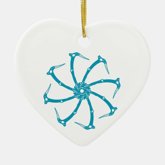 Werkzeugspindel Keramik Ornament (Vorne)