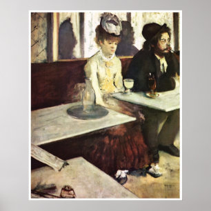 Wermut, 1876 - Edgar Degas Poster