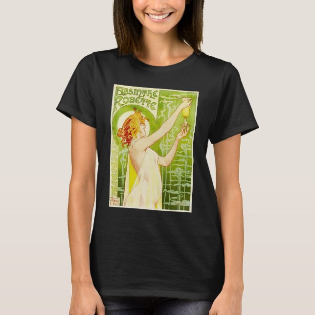 Wermut Alphonse Mucha Robette T - Shirt (Vorderseite)