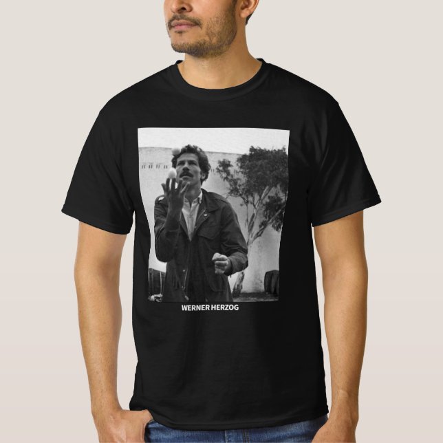 Werner Herzog Retro T-Shirt (Vorderseite)