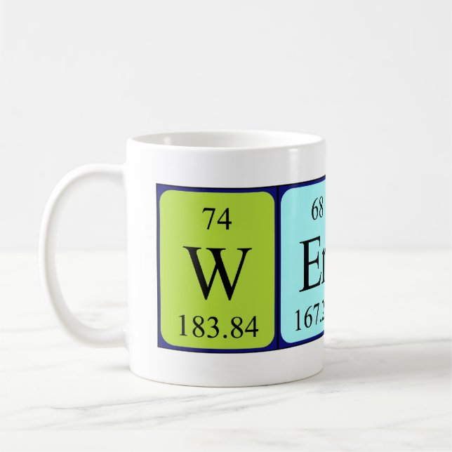 Werner Periodenname Tasse (Links)