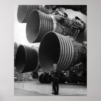 Werner von Bran und die Saturn V-Rakete