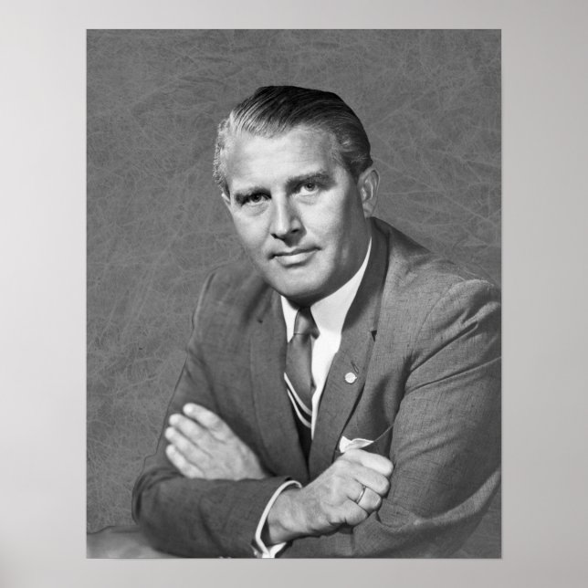 Wernher von Braun Poster (Vorne)