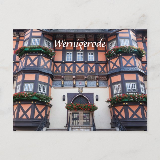 Wernigerode-Foto Postkarte (Vorderseite)