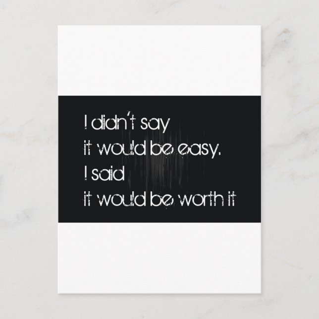 Wert es postkarte (Vorderseite)