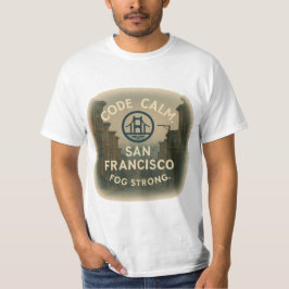 Wert T-Shirt Code Calm. Nebel Strong SF Budget Tec