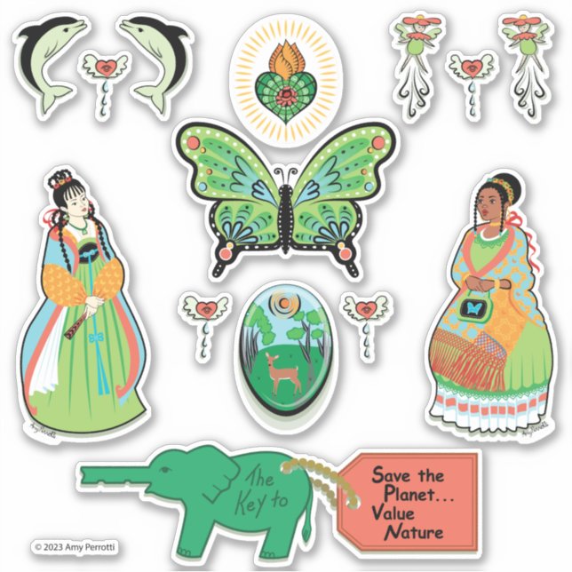 Werteart Aufkleber (Vorderseite)