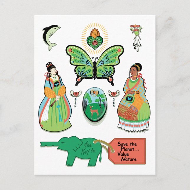 Werteart Postkarte (Vorderseite)