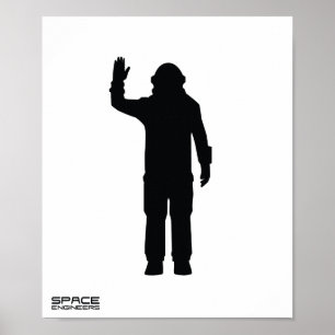 Wertepapier für Raumfahrtingenieure (Matte) Poster