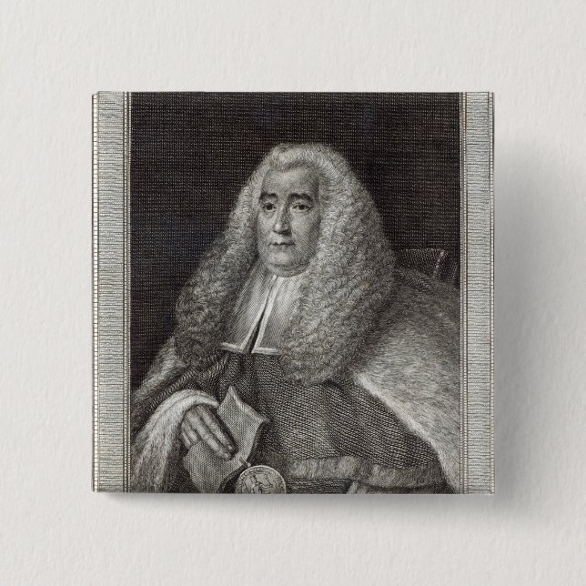 Werter Herr Justice Blackstone Button (Vorderseite)