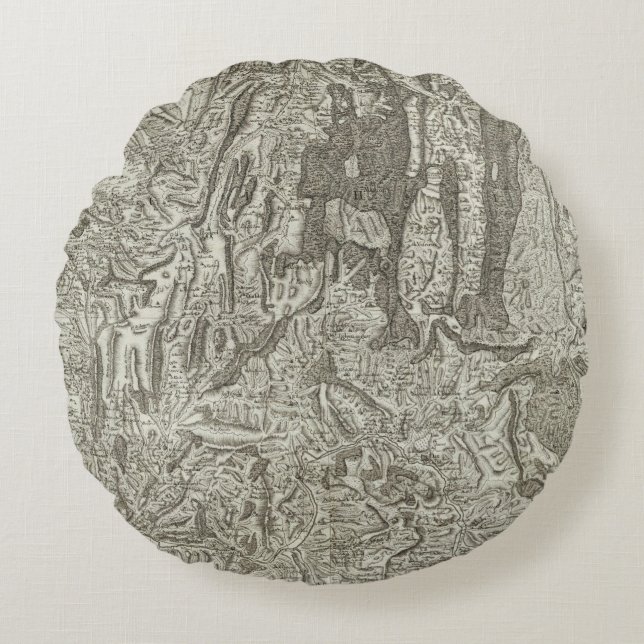 Wertigkeit Rundes Kissen (Vorderseite)