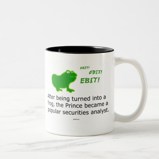 Wertpapiere-Analytiker Zweifarbige Tasse (Rechts)