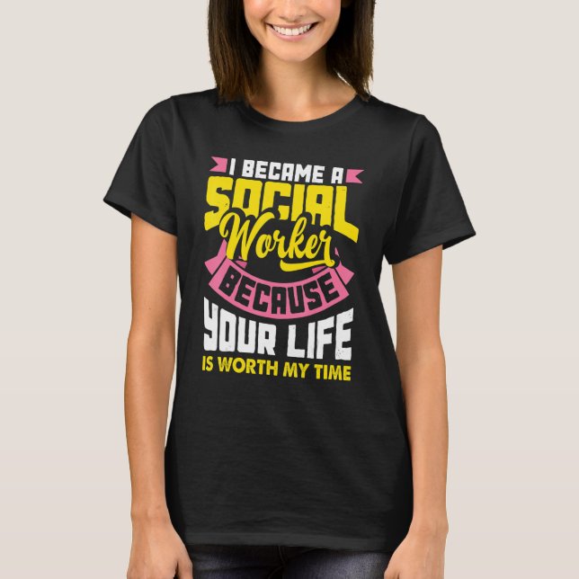 Wertschätzung der Sozialarbeiter T-Shirt (Vorderseite)
