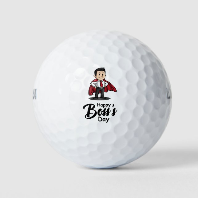 Wertschätzung des Boss Day Mitarbeiters Golfball (Vorderseite)