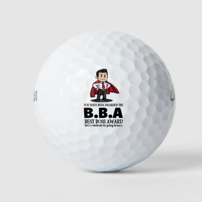 Wertschätzung des Boss Day Mitarbeiters Golfball (Vorderseite)